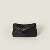 Miu Miu Aventure In Nappa Leather Bags In Black