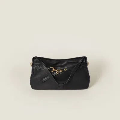 MIU MIU AVENTURE NAPPA LEATHER BAG