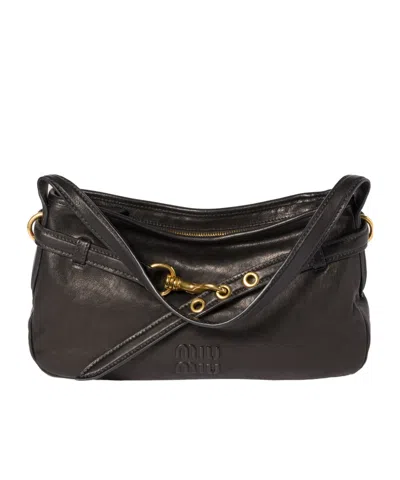 MIU MIU AVENTURE NAPPA LEATHER BAG