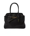 Miu Miu Black Nappa Leather Aventure Bag Women In Black