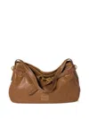 Miu Miu Aventure Slouchy Shoulder Bag In Brown