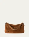 Miu Miu Suede Aventure Shoulder Bag
