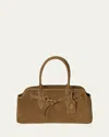Miu Miu Suede Aventure Top-handle Bag