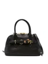 Miu Miu Aventure Nappa Leather Top-handle Bag In Black