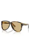 Miu Miu A08s Pilot-frame Acetate Sunglasses In Gold