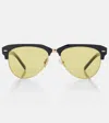 Miu Miu Womens Black Mu 09zs Pilot-frame Acetate Sunglasses In Schwarz