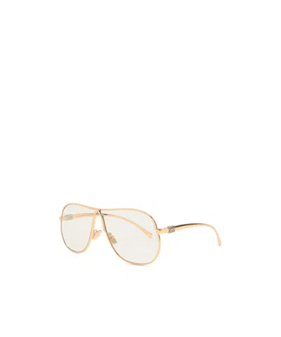 Miu Miu Aviator-style Optical Glasses In White