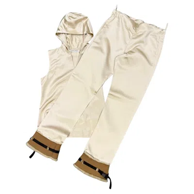 Pre-owned Miu Miu A/w 1999  Runway Set – Top & Pants In Sand