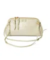 Miu Miu Ayers Leather Clutch In Green
