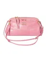 Miu Miu Ayers Leather Clutch In Pink