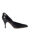 Miu Miu Ayers Leather Pumps In Black