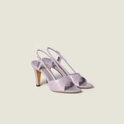 MIU MIU AYERS SLINGBACK SANDALS