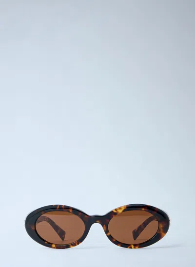Miu Miu B09s Sunglasses In Brown