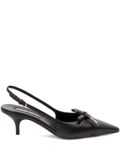 MIU MIU BACK STRAP PUMPS