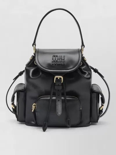 Miu Miu Backpack In Black