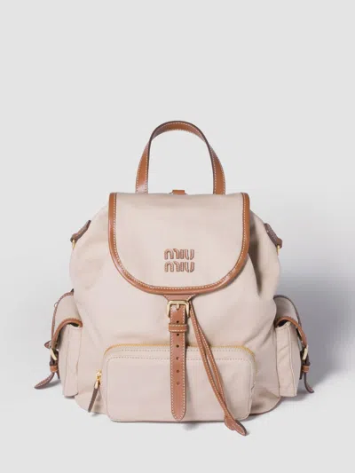 Miu Miu Backpack Woman In Purple