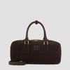 Miu Miu Arcadie Suede Bag In Brown
