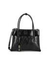 Miu Miu Solitaire Bag In Shiny Leather In Black