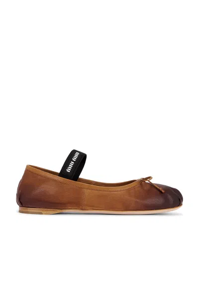MIU MIU BALLERINA FLAT