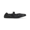 Miu Miu Elasticated-detail Ballet Flats In Black