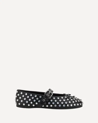 Miu Miu Ballerine In Black