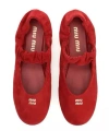 Miu Miu Ballerine Camoscio In Multi
