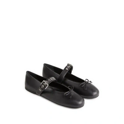 Miu Miu Ballerines En Cuir In Multi