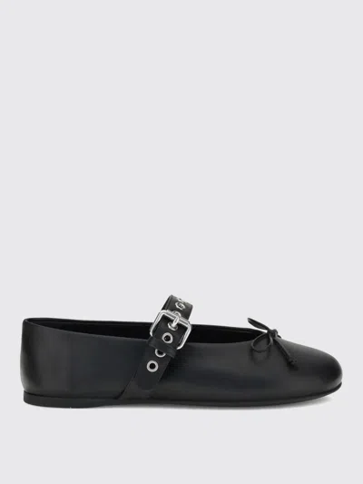 MIU MIU MIU MIU BALLET FLATS WOMAN BLACK