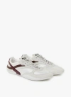 Miu Miu Women Two-tone Tech Fabric And Suede Gymnasium Sneakers In Multi