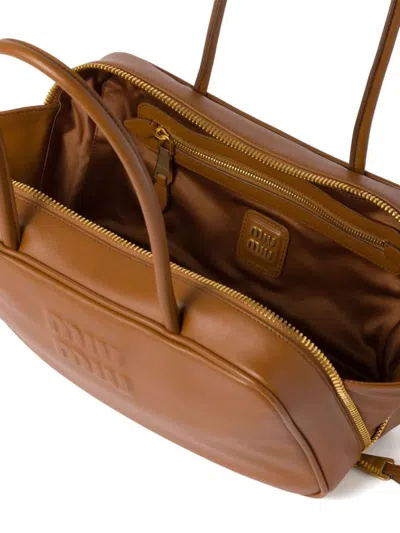 Miu Miu Bauletto In Brown