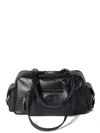 Miu Miu Bauletto In Nappa Pocket In Black