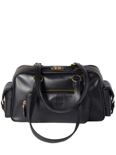 Miu Miu Bauletto Pocket In Nappa