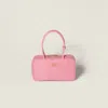 Miu Miu Beau Ayers Leather Bag In Pink