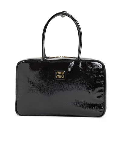 MIU MIU BEAU NAPLAK PATENT LEATHER BAG