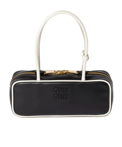 Miu Miu Beau Handbag In Black