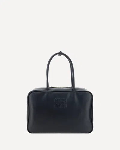 Miu Miu Beau Handbag In Black