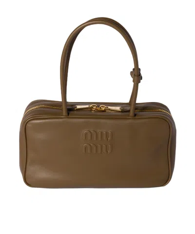 Miu Miu Beau Handbag In Green