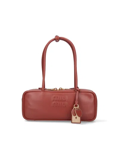 Miu Miu "beau" Handbag In Orange