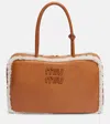 Miu Miu Beau Large Leather Tote Bag