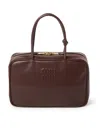 Miu Miu Women Beau Large Leather Handbag In Multi