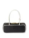 Miu Miu Beau Leather Tote Bag In Black