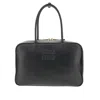 Miu Miu 'beau' Leather Bag In Black