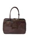 Miu Miu Women Beau Large Leather Handbag In Multi