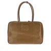 Miu Miu 'beau' Leather Bag In Brown