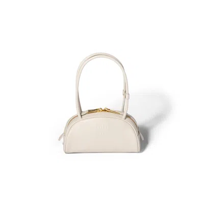 Miu Miu Beau Leather Bag In White