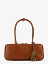 Miu Miu Beau Leather Handbag In Brown