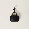 Miu Miu Leather Micro Bag In Black