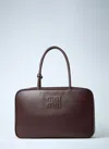 Miu Miu Women Beau Large Leather Handbag In Multi