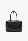 Miu Miu Beau Leather Shoulder Bag In Black