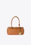 Miu Miu Beau Leather Shoulder Bag In Brown